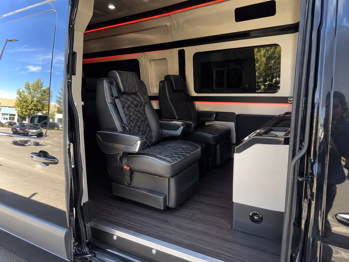 brentwood airport transportation onboard seating