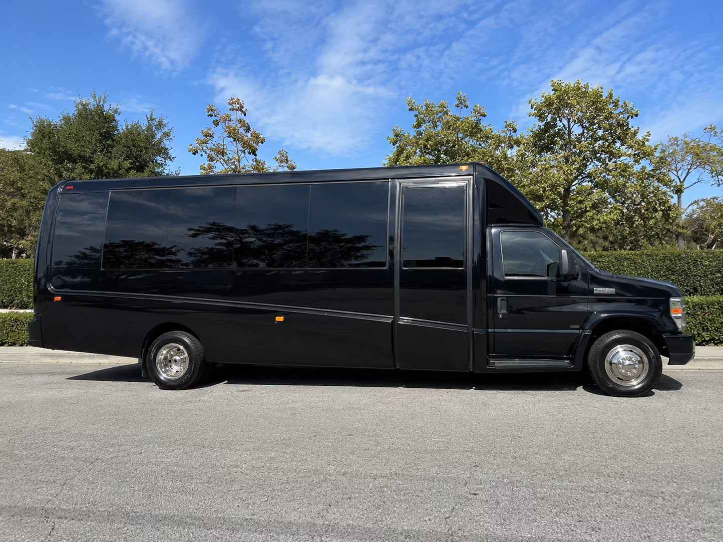 these buses come loaded with amenities your wedding party will love