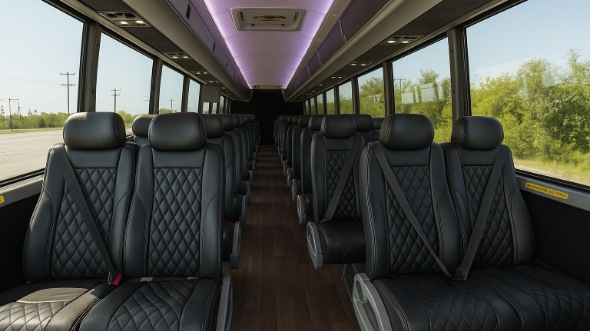 brentwood 18 passenger minibus inside