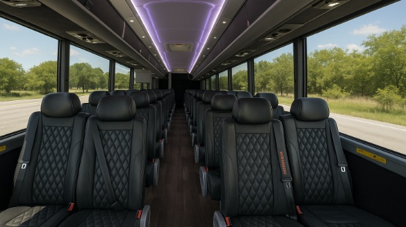brentwood 20 passenger minibus interior