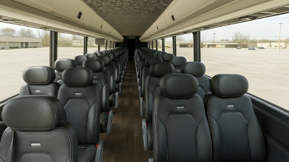 brentwood 25 passenger minibus inside
