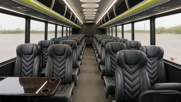 brentwood 25 passenger minibus interior