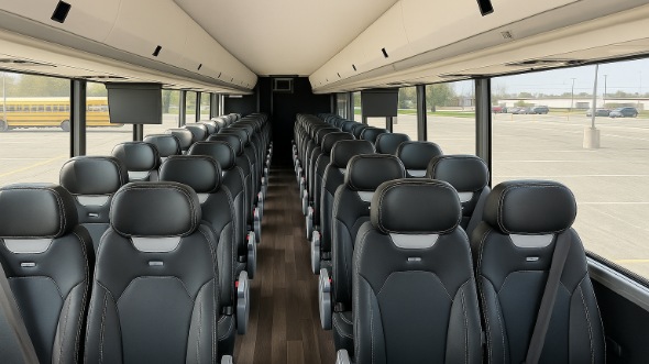 brentwood 28 passenger minibus interior