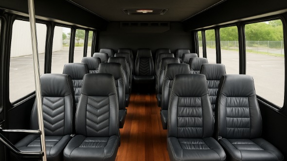 brentwood 30 passenger minibus interior
