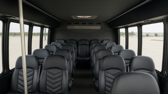 brentwood 35 passenger minibus inside