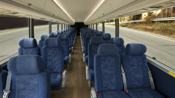 brentwood 35 passenger minibus interior