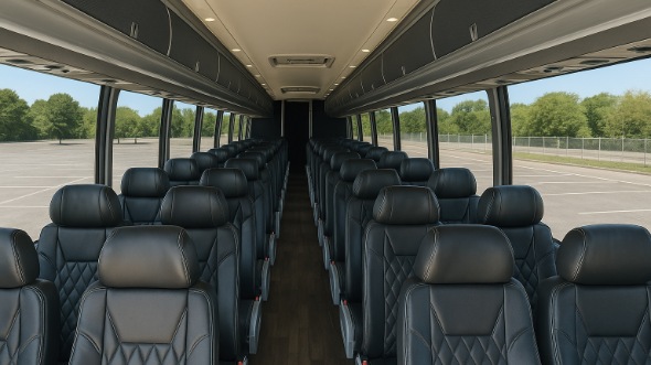 brentwood 50 passenger charter bus rental