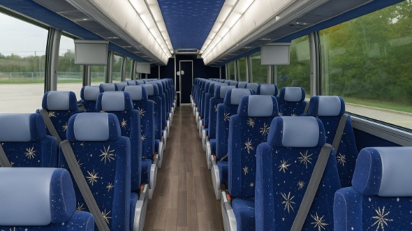 brentwood 55 passenger charter bus rental