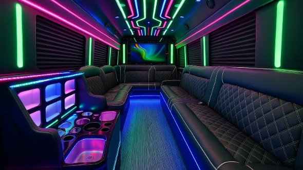 brentwood party bus rental inside