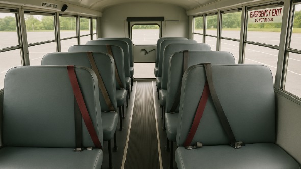 brentwood school bus rental interior