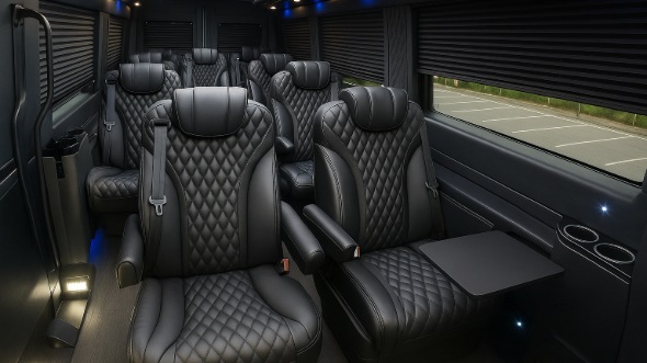 brentwood sprinter van with driver interior